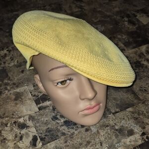 Kangol Mustard Knit Beret